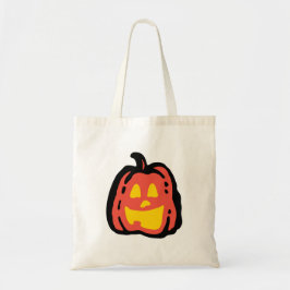 Kleurrijke Minimalistische Halloween Boodschappent Tote Bag