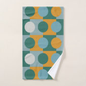 Kleurrijke minimalistische hedendaagse geometrisch bad handdoek (Handdoek)