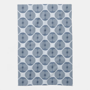 Kleurrijke Minimalistische Klaproos Getextureerde Theedoek
