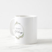 Kleurrijke Minimalistische Krans Koffiemok (Voorkant links)