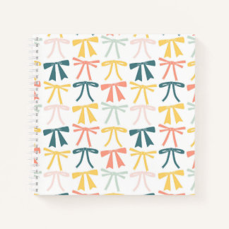 Kleurrijke Minimalistische Strikken Notitieboek