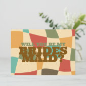 Kleurrijke Minimalistische Trouw Uitnodiging (Staand voorkant)