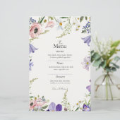 Kleurrijke minimalistische Wildflower bruiloft Men (Staand voorkant)