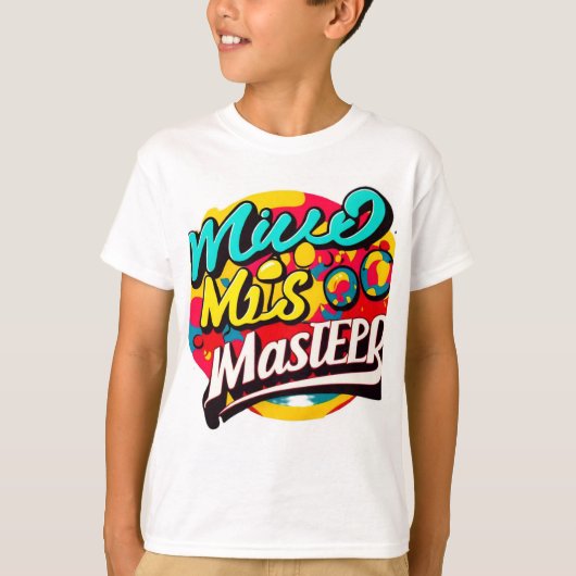 Kleurrijke Miso Bowl T-shirt - Miso Master Design (Voorkant)