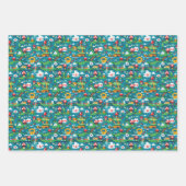 Kleurrijke mix thema inpakpapier vel (Voorkant 3)