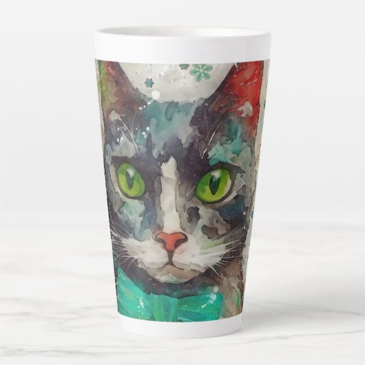 Kleurrijke Mixed Media Print Vakantie Mok AP407A2 (Voorkant)