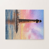 Kleurrijke mobiele vuurtoren van Alabama Kunst Puz Legpuzzel (Horizontaal)