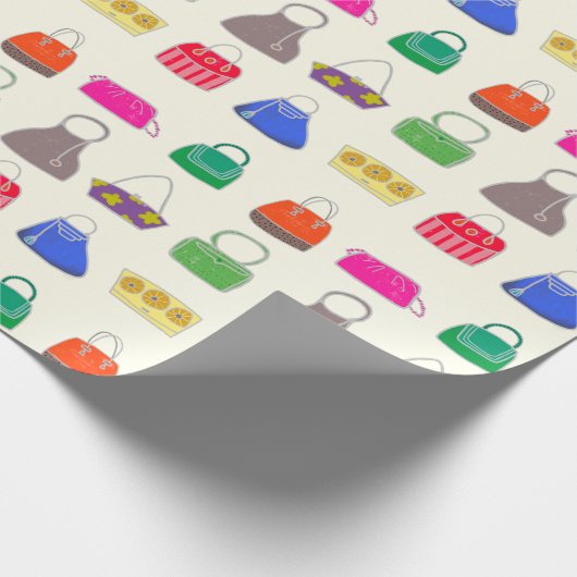 Kleurrijke Mode Cadeaupapier (Hoek)