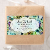 Kleurrijke Mode Rustiek Roos Etiket (Insitu)