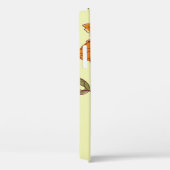 Kleurrijke modelbladbladeren tegen gele achtergron Case-Mate iPhone case (Achterkant / Rechts)