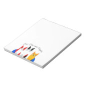 Kleurrijke Modern Cats Notitieblok voor Pet Lovers (Linkerzijde)