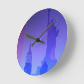 Kleurrijke Modern New York Print Travel Posters US Ronde Klok (Hoek)