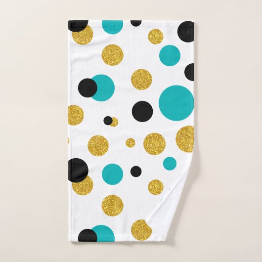 Kleurrijke Modern Random Stippen Pattern Bad Handdoek (Handdoek)