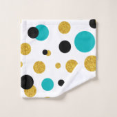 Kleurrijke Modern Random Stippen Pattern Bad Handdoek (Wasdoekje)