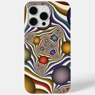 Kleurrijke moderne abstracte fractale kunst die vl iPhone 15 pro max hoesje