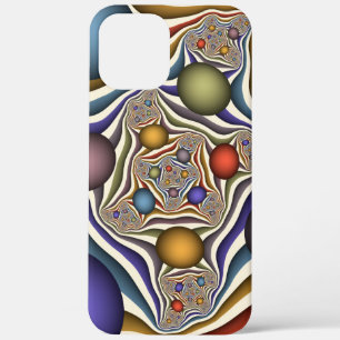 Kleurrijke moderne abstracte fractale kunst die vl Case-Mate iPhone case