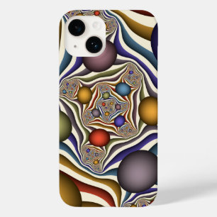 Kleurrijke moderne abstracte fractale kunst die vl Case-Mate iPhone 14 hoesje