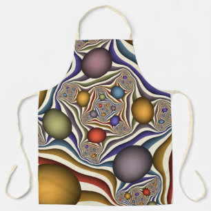 Kleurrijke moderne abstracte fractale kunst die vl schort