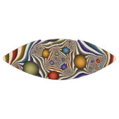 Kleurrijke, moderne Abstracte fractale kunst omhoo American Football (Paneel)