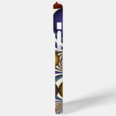 Kleurrijke, moderne Abstracte fractale kunst omhoo Case-Mate iPhone Case (Achterkant / Links)