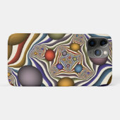 Kleurrijke, moderne Abstracte fractale kunst omhoo Case-Mate iPhone Case (Achterkant (horizontaal))