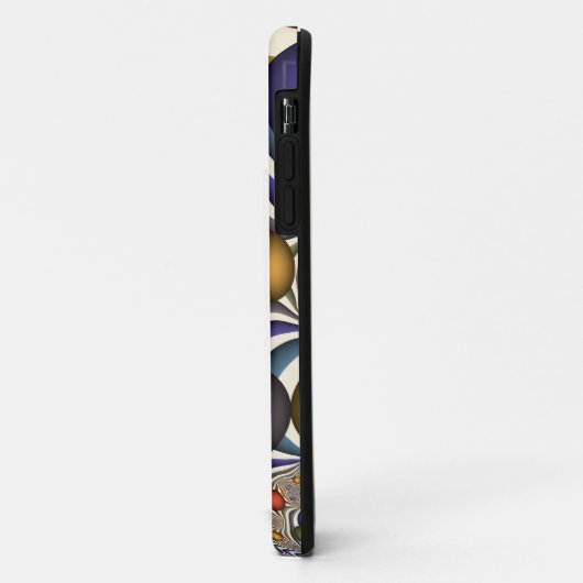 Kleurrijke, moderne Abstracte fractale kunst omhoo Case-Mate iPhone Case (Achterkant/links)
