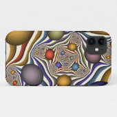 Kleurrijke, moderne Abstracte fractale kunst omhoo Case-Mate iPhone Case (Achterkant (horizontaal))