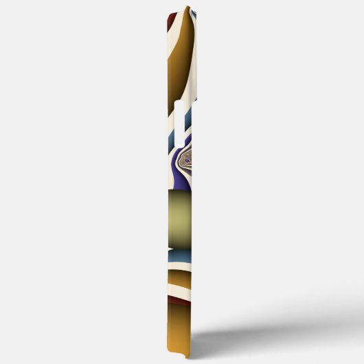 Kleurrijke, moderne Abstracte fractale kunst omhoo Case-Mate iPhone Case (Achterkant / Rechts)