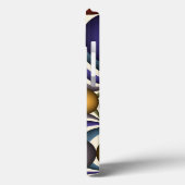 Kleurrijke, moderne Abstracte fractale kunst omhoo Case-Mate iPhone Case (Achterkant / Links)