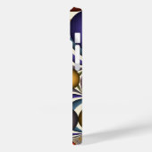 Kleurrijke, moderne Abstracte fractale kunst omhoo Case-Mate iPhone Case (Achterkant / Links)