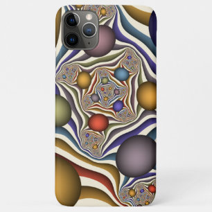 Kleurrijke, moderne Abstracte fractale kunst omhoo Case-Mate iPhone Case