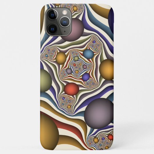 Kleurrijke, moderne Abstracte fractale kunst omhoo Case-Mate iPhone Case (Achterkant)