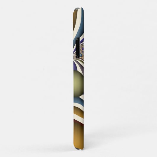 Kleurrijke, moderne Abstracte fractale kunst omhoo Case-Mate iPhone Case (Achterkant/rechts)