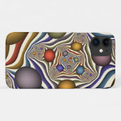 Kleurrijke, moderne Abstracte fractale kunst omhoo Case-Mate iPhone Case (Achterkant (horizontaal))