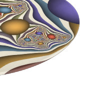 Kleurrijke, moderne Abstracte fractale kunst omhoo Snijplank (Hoek)