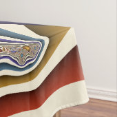 Kleurrijke, moderne Abstracte fractale kunst omhoo Tafelkleed (Voorbeeld)