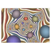 Kleurrijke, moderne Abstracte fractale kunst omhoo Tafelkleed (Voorkant (Horizontaal))