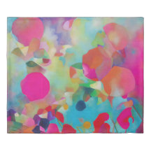 Kleurrijke moderne Abstracte kleurbloemen