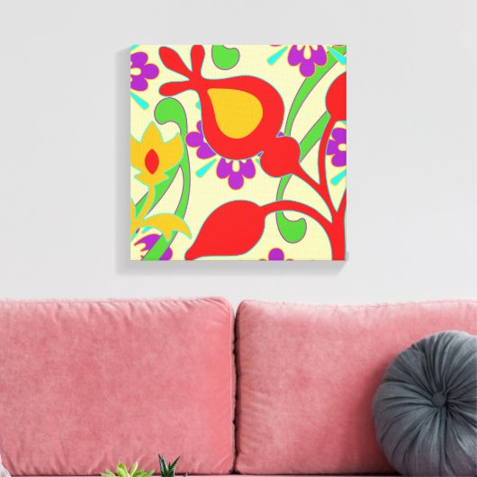 Kleurrijke moderne Abstracte kunst Canvas Afdruk (Insitu (Woonkamer))