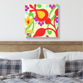 Kleurrijke moderne Abstracte kunst Canvas Afdruk (Insitu (Slaapkamer))