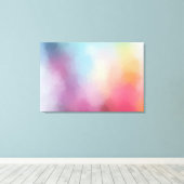 Kleurrijke moderne Abstracte kunst Elegante Trendy Canvas Afdruk (Insitu (Houten vloer))