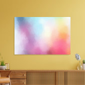 Kleurrijke moderne Abstracte kunst Elegante Trendy Canvas Afdruk (Insitu (Woonkamer))