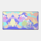 Kleurrijke moderne Abstracte kunst ontspannende co Bureaumat (Voorkant)