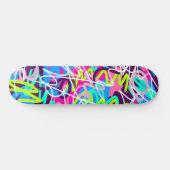 Kleurrijke moderne abstracte kunst persoonlijk skateboard (Horizontaal)