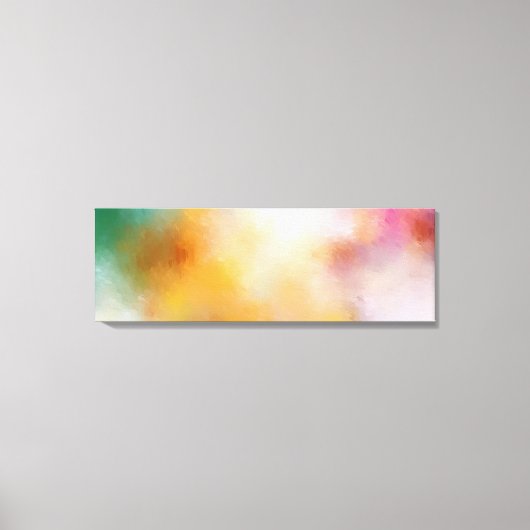 Kleurrijke moderne Abstracte kunst Rood-Geel Blauw Canvas Afdruk (Voorkant)