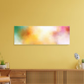 Kleurrijke moderne Abstracte kunst Rood-Geel Blauw Canvas Afdruk (Insitu (Woonkamer))