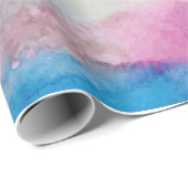 Kleurrijke moderne Abstracte kunst schilderij Cadeaupapier (Rol Hoek)