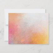 Kleurrijke, moderne Abstracte kunstwerken, lege Sj Notitiekaartje (Voorkant)