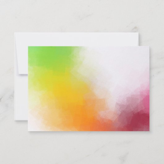 Kleurrijke, moderne Abstracte lege Sjabloon (Achterkant)