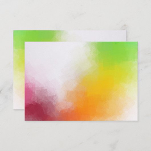 Kleurrijke, moderne Abstracte lege Sjabloon (Voorkant / Achterkant)